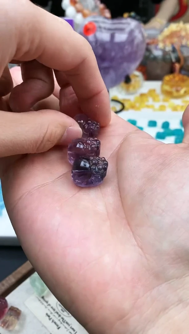 【闪购商品】萤石颈饰未镶嵌121a多样性发其一/2.10/1个