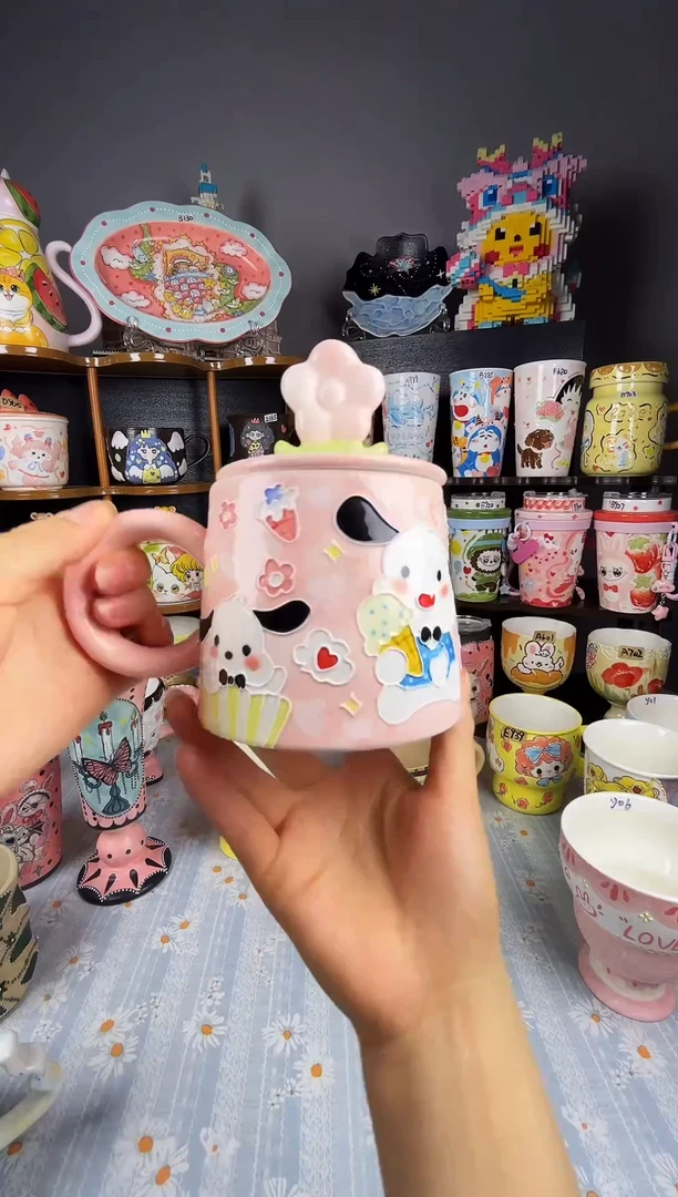 摆件景德镇文创陶瓷E978