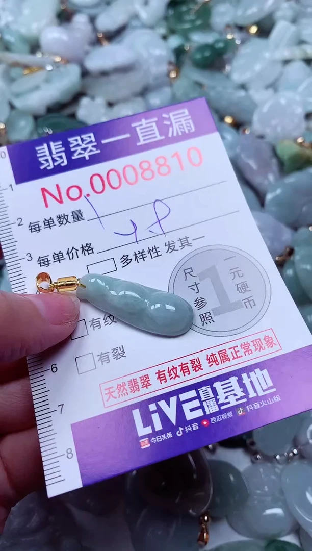 吊坠(不含链)未镶嵌翡翠8810