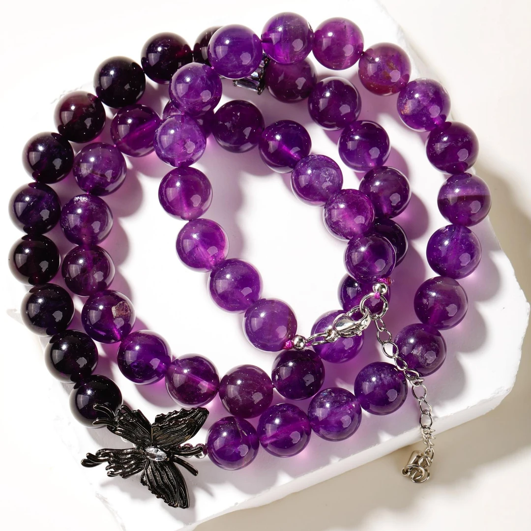 [店铺自营]紫水晶项链-BY03200226