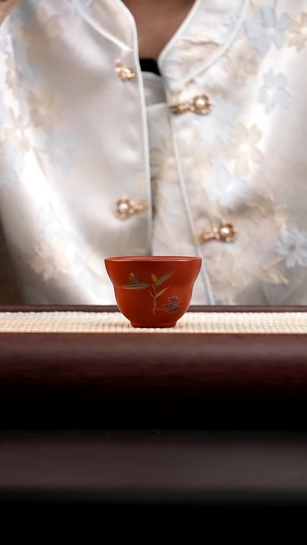 茶杯紫砂朱泥禅意葫芦杯