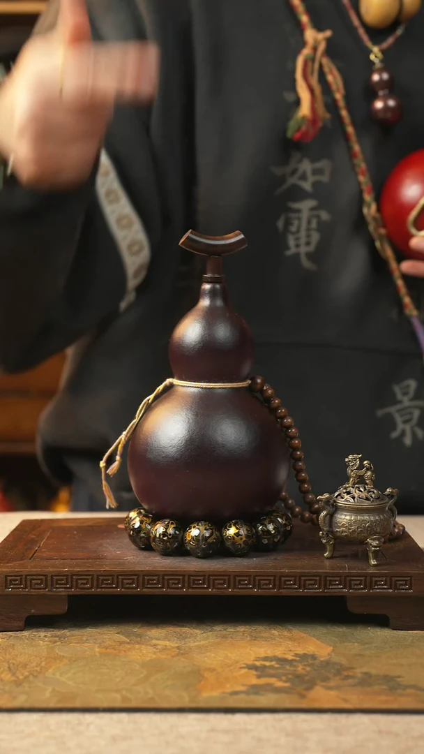 300大漆一物一拍记葫堂出品【不带手串】