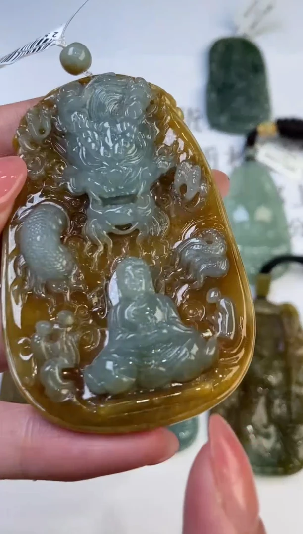 翡翠挂件未镶嵌310616