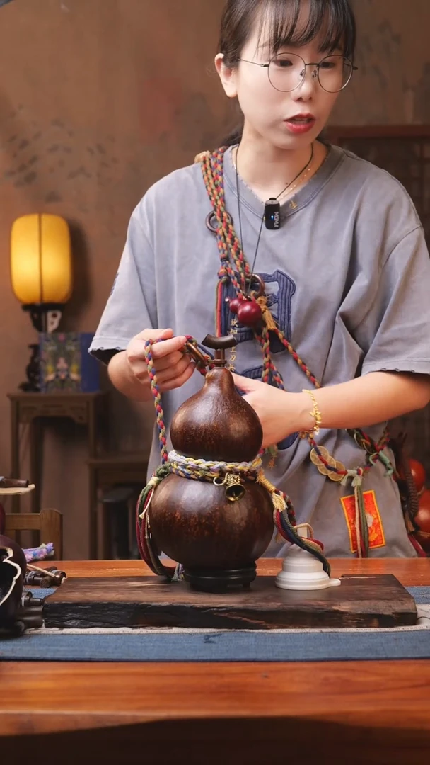 1036号精品大漆葫芦防腐防渗装水茶酒