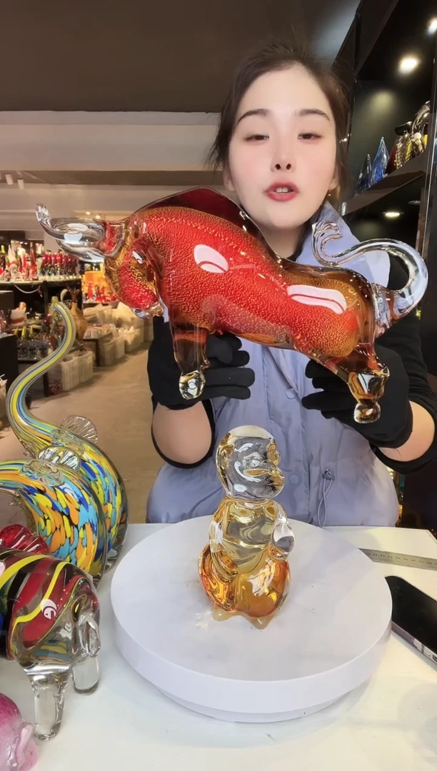 【闪购商品】茶盏琉璃摆件家居摆件