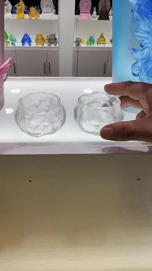 手工艺品琉璃口杯