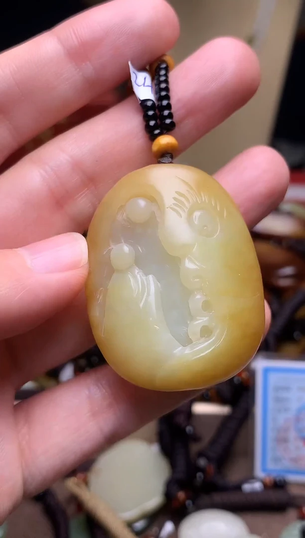 颈饰未镶嵌和田玉新疆料青海料清水和田玉吊坠