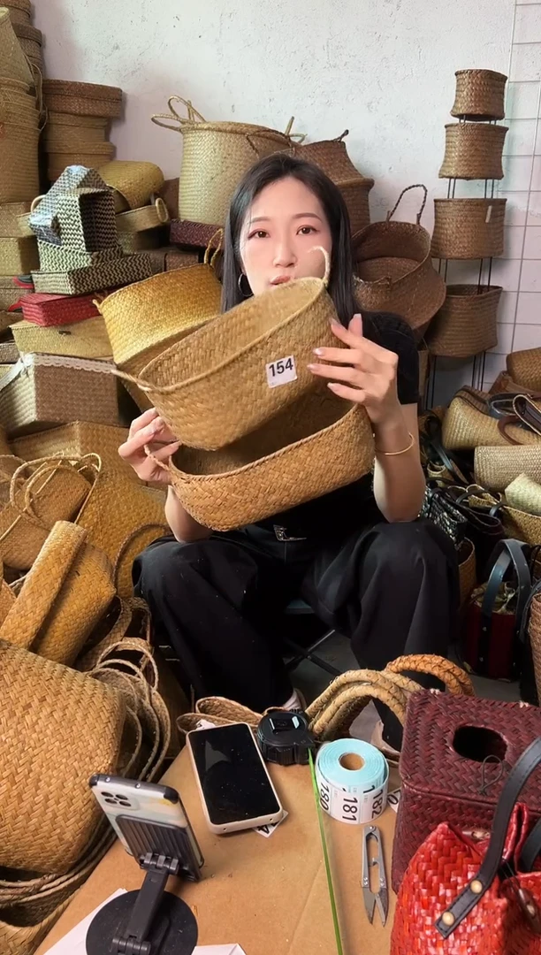 草编草编包/草编收纳盒微瑕疵