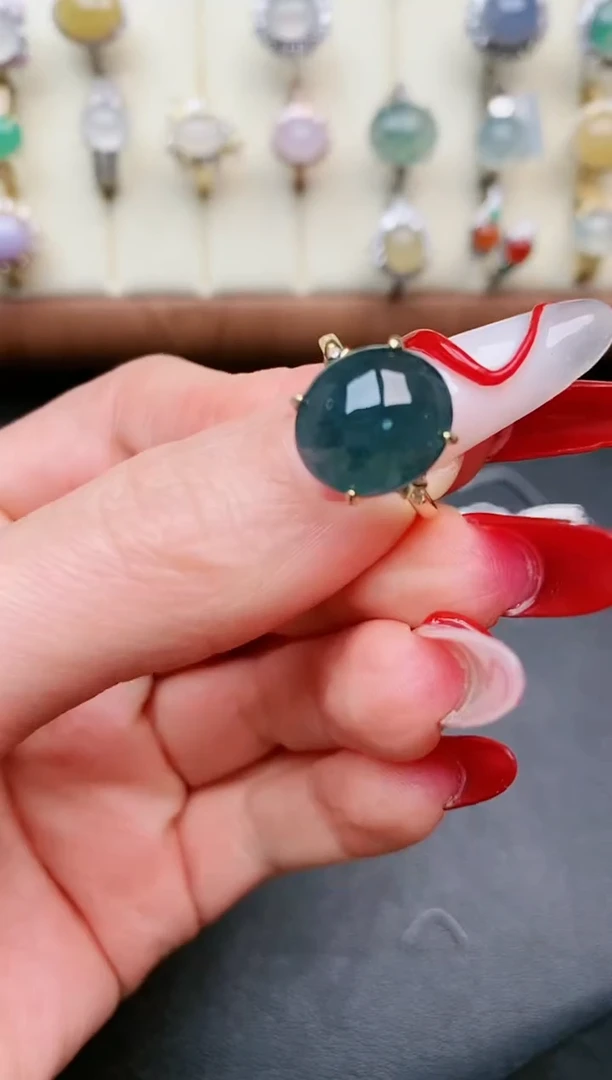 【闪购商品】翡翠戒指银S925镶嵌.....