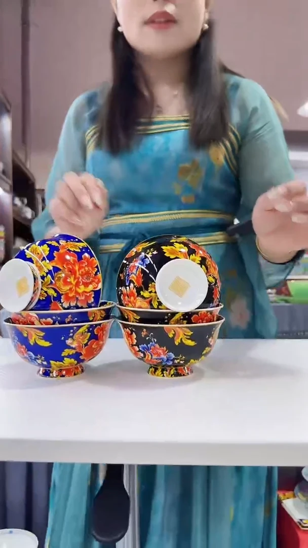 瓷片4.5英寸饭碗6个景德镇餐具