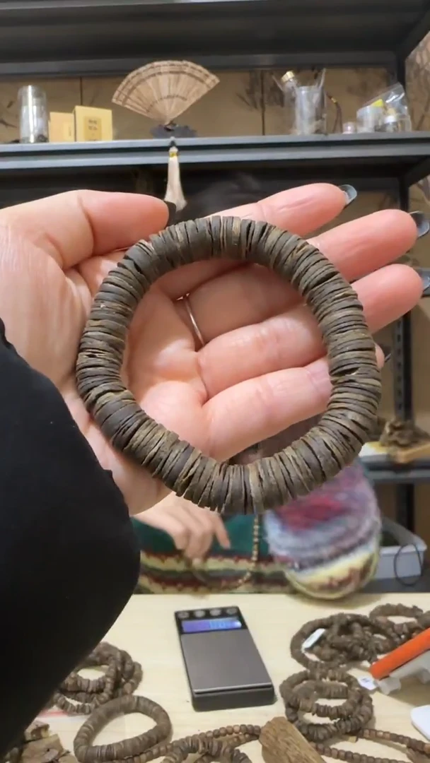 【闪购商品】沉香手串9号白露沉水片片珠手串15克+