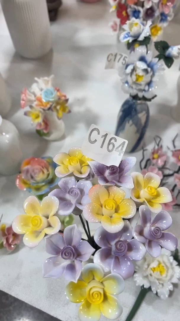 【闪购商品】陶瓷陶瓷花-C164