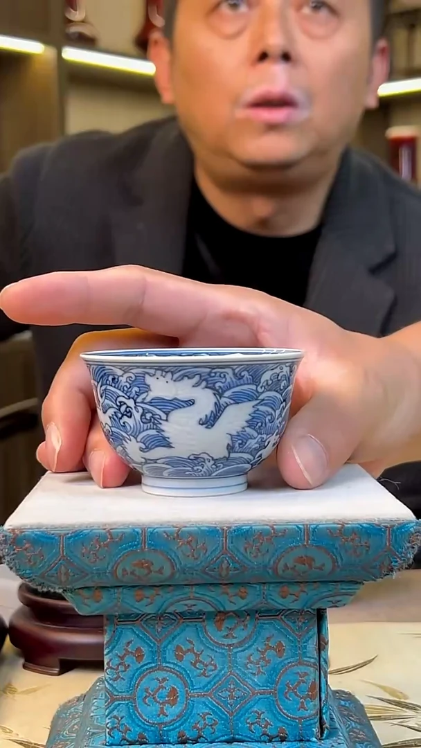 瓷片景德镇毛仔柴窑杯