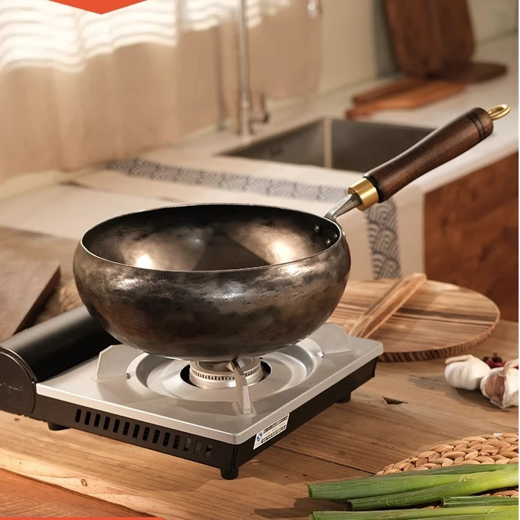 【现场选锅】全新无瑕疵章丘手工大肚锅一物一拍不退不换