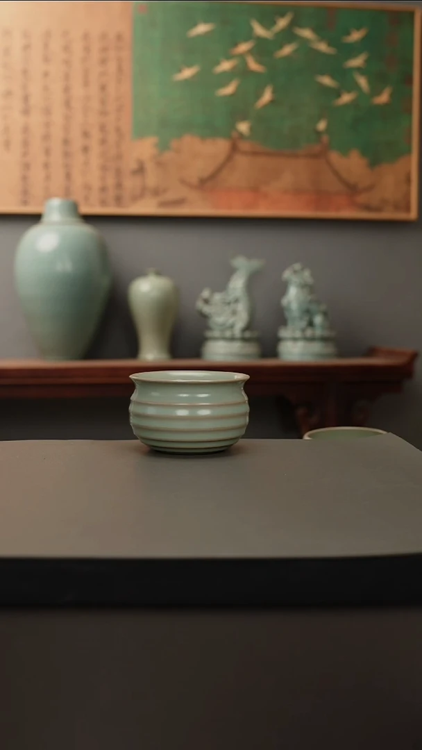 杯原产地原矿   弦纹  微瑕