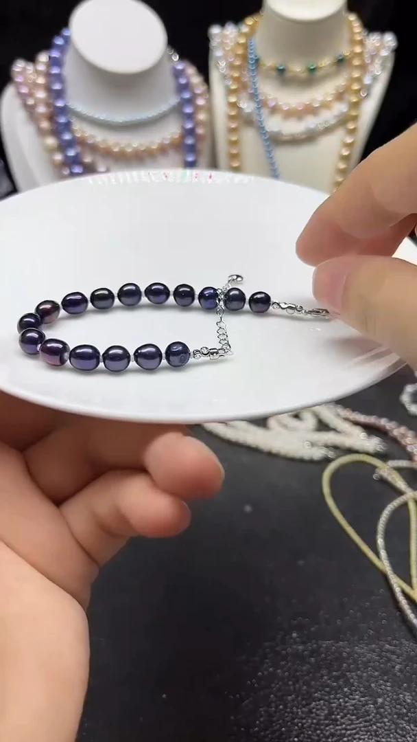 颈饰未镶嵌淡水珍珠手链