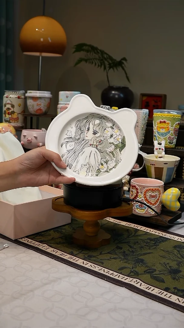 瓷【不带盒子】775高温釉下彩