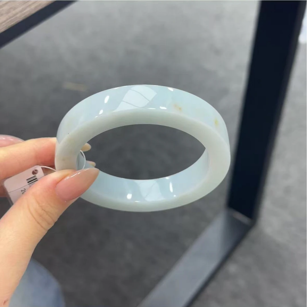 天然翡翠A货定制手镯1101