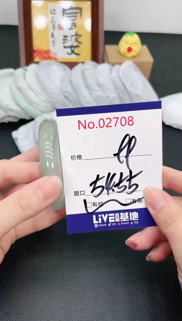 未镶嵌手镯翡翠2708