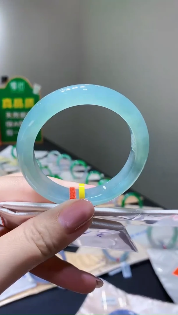 未镶嵌手镯翡翠k3天然缅甸A货翡翠51.7正圈