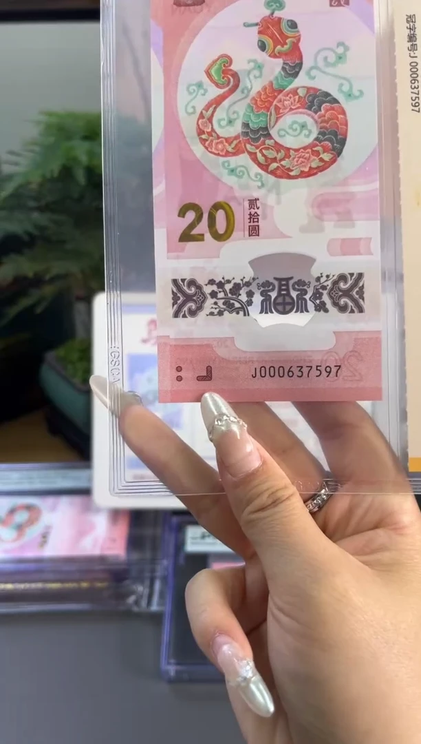 塑料国鉴评级 蛇钞小司令 69分 尾597