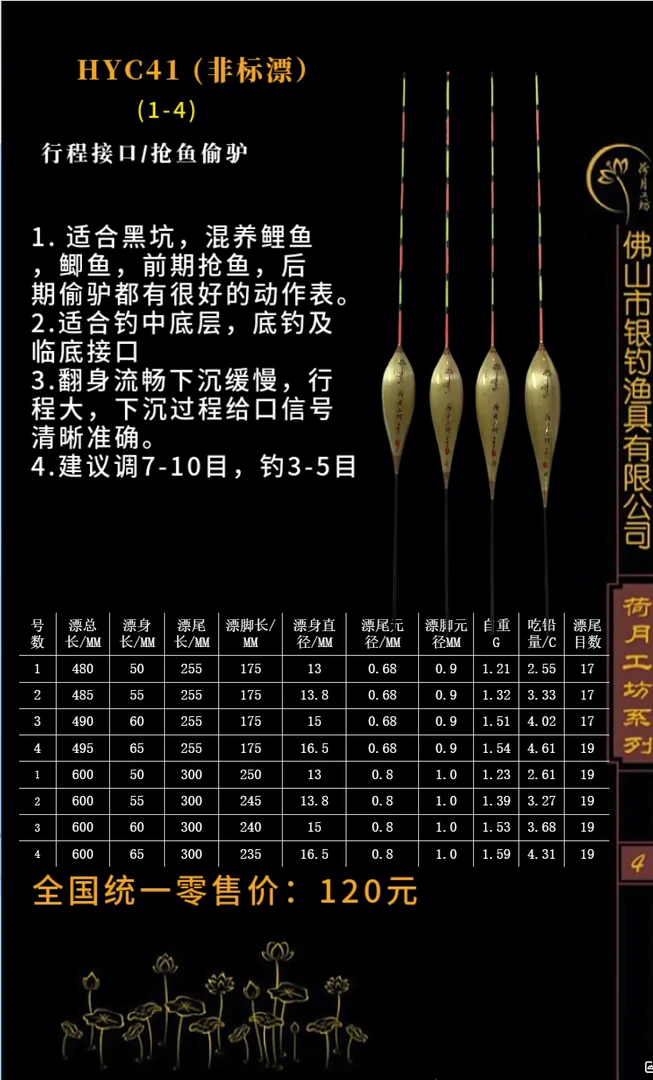 荷月工坊HYC41行程接口，抢鱼，钓回锅，偷驴！兼顾灵敏度和稳定性