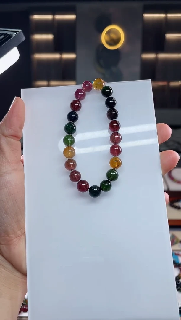 单圈手串未镶嵌碧玺（多样性发一条）T