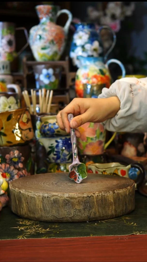 陶瓷33景德镇手工手绘釉下彩