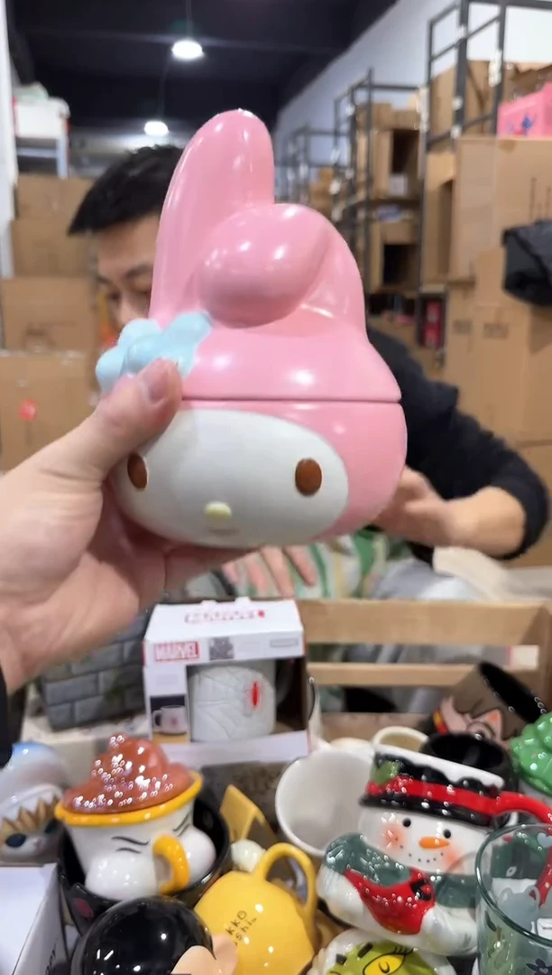 瓷片美乐蒂头收纳罐