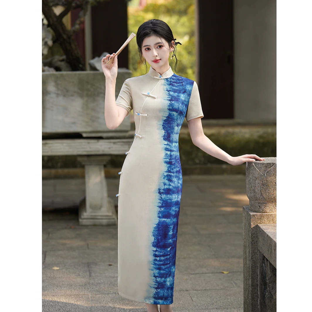 新中式改良款气质旗袍女2025新款少女设计感年轻款日常可穿连衣裙