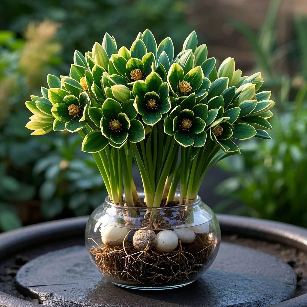 【正品】水培雪片莲种球进口四季开花多年生球根植物好养庭院种植