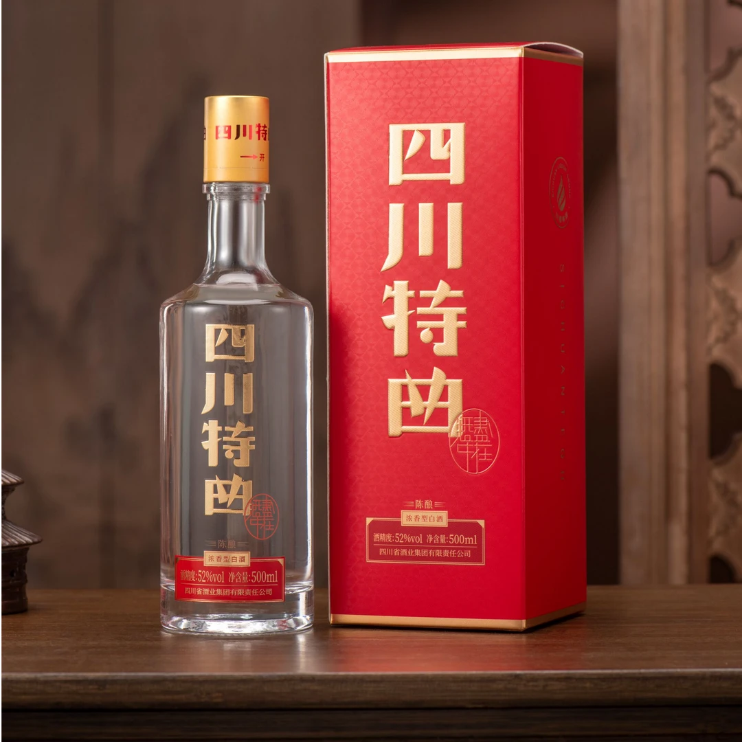 泸景春四川特曲•陈酿 浓香型白酒52度38-52500ml