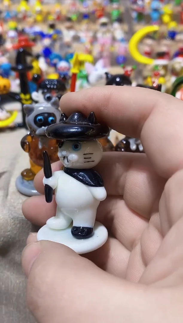 【闪购商品】琉璃手工艺品法师猫