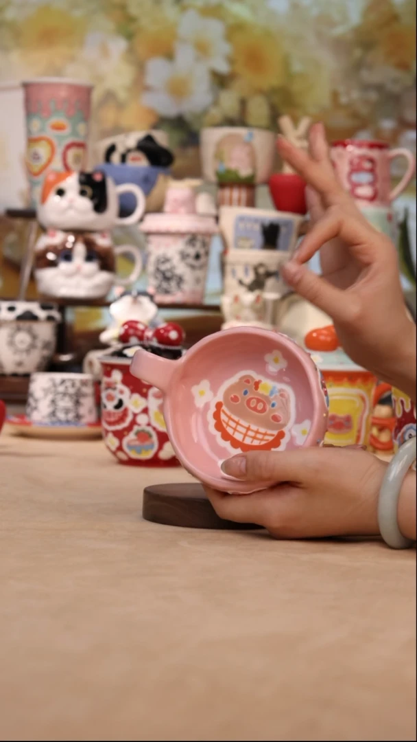 摆件景德镇原创手工陶瓷8263