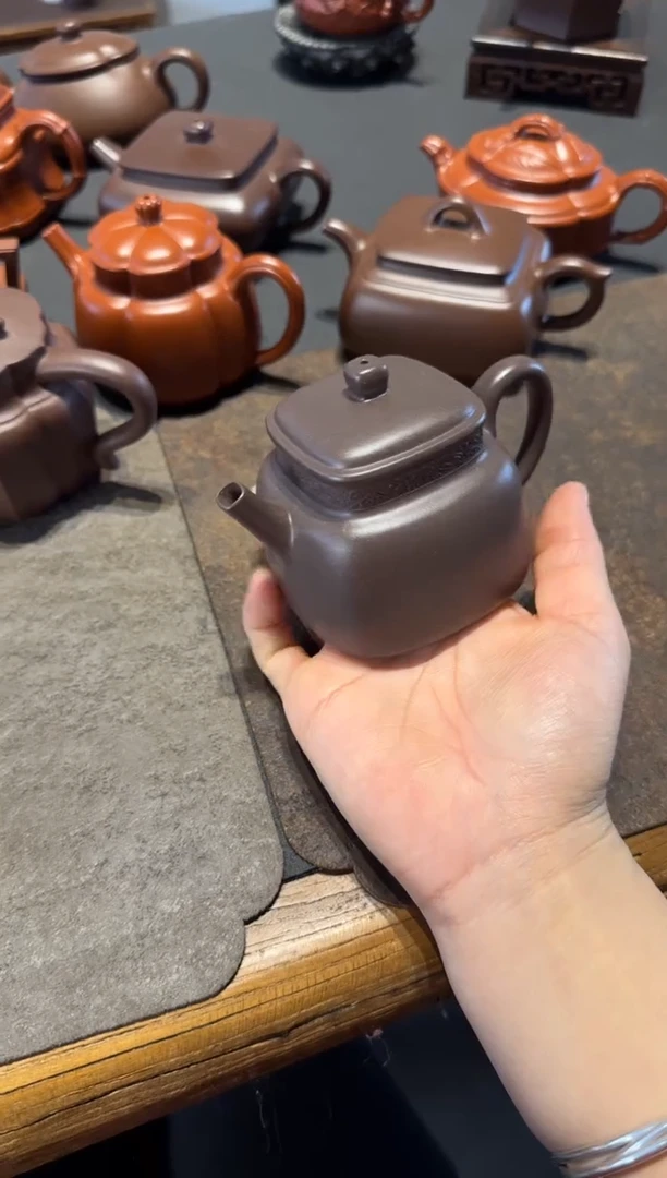 【闪购商品】紫砂茶壶四方言心