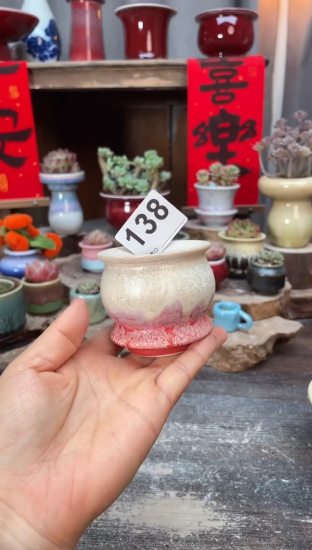 【闪购商品】摆件138知木小芳花盆