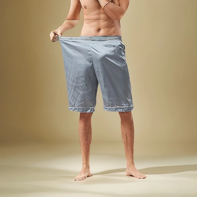 休闲薄款大裤衩男五分裤睡裤外穿冰丝短裤居家休闲裤夏季宽松睡觉