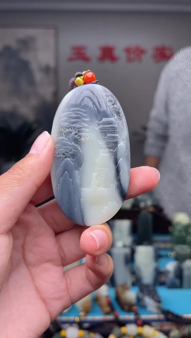 未镶嵌和田玉挂件1