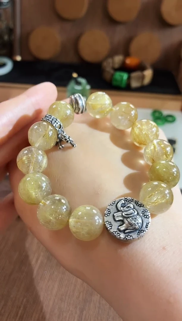 银S925镶嵌手串水晶手饰