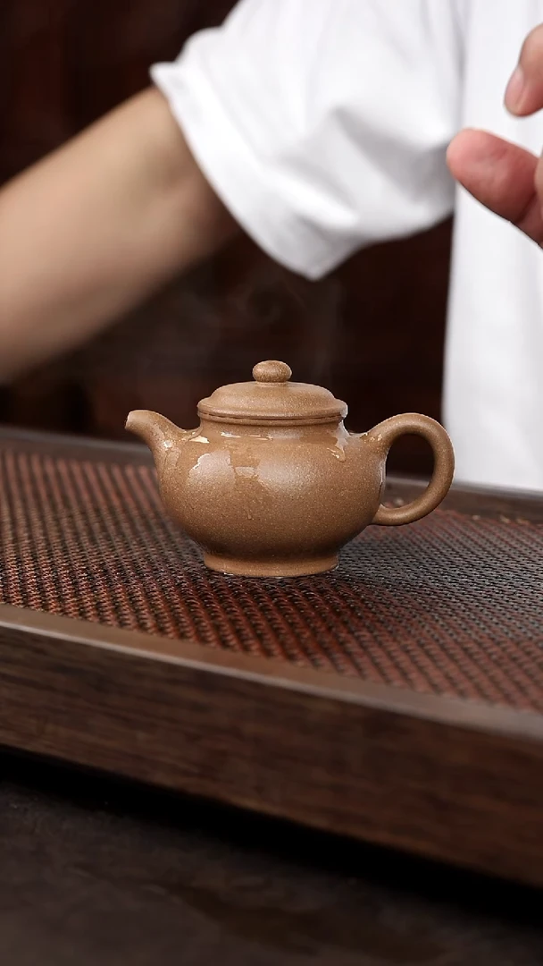 茶壶紫砂芝麻绿掇只