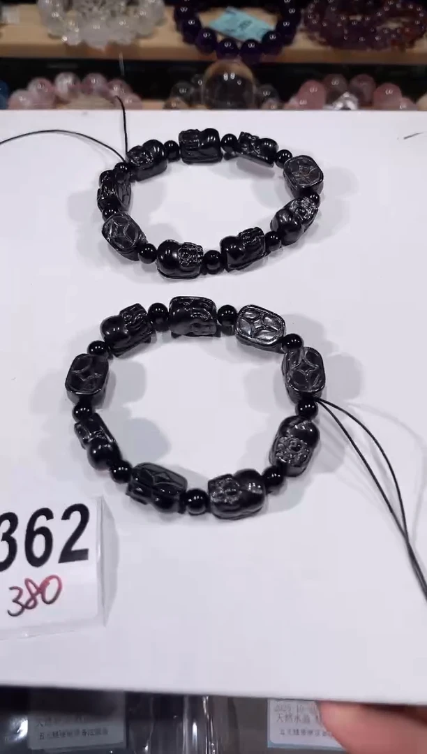 未镶嵌辉石手链A362金运石貔貅手链多样性发一