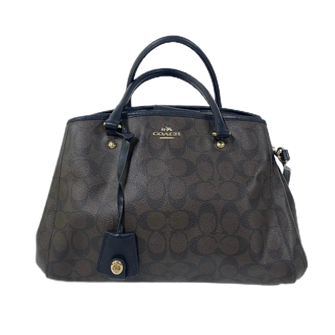 95新 COACH/蔻驰 经典老花PVC单肩手提斜挎包 SH-30473-A