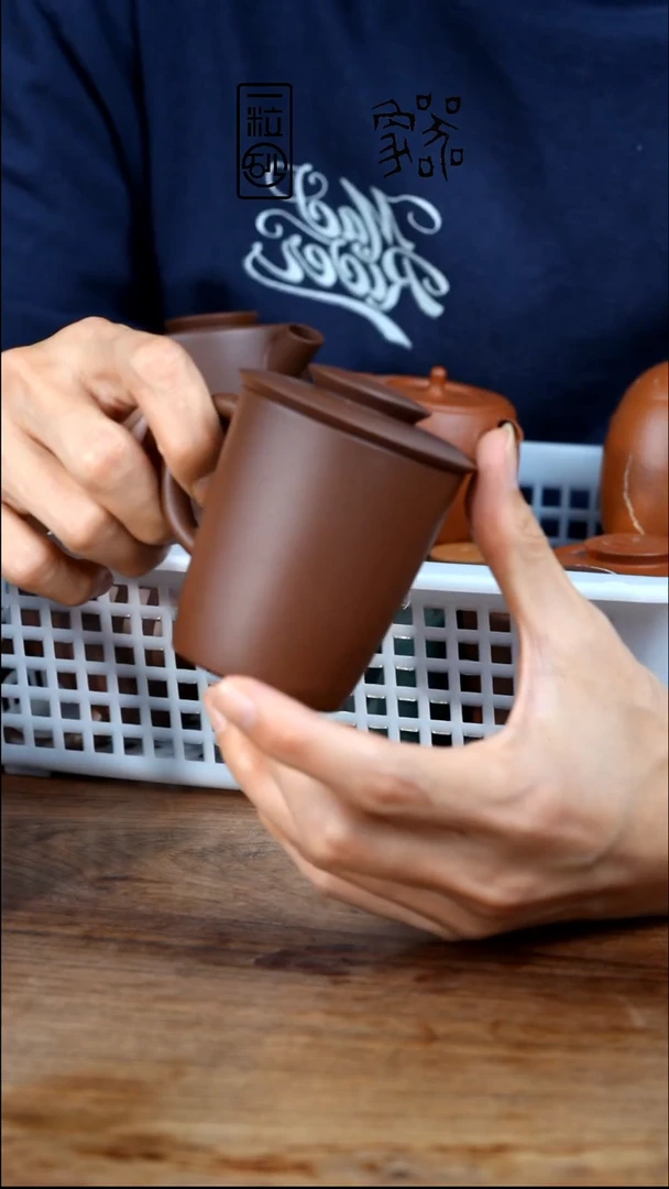 茶壶紫砂器象紫盖杯