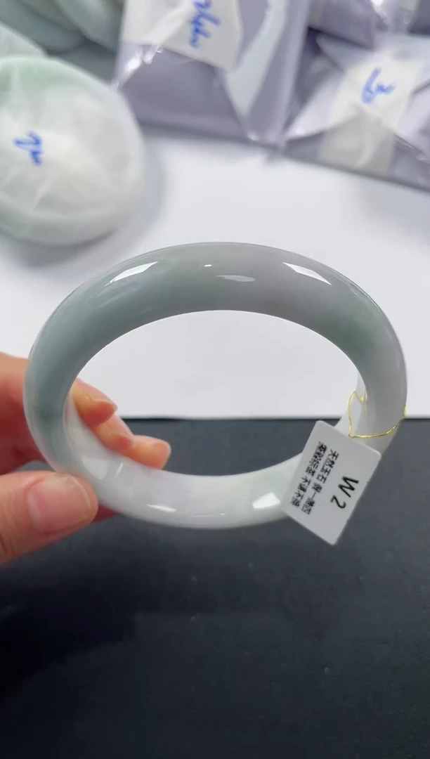 未镶嵌手镯翡翠3923 61+