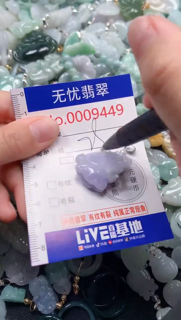 颈饰未镶嵌翡翠9449
