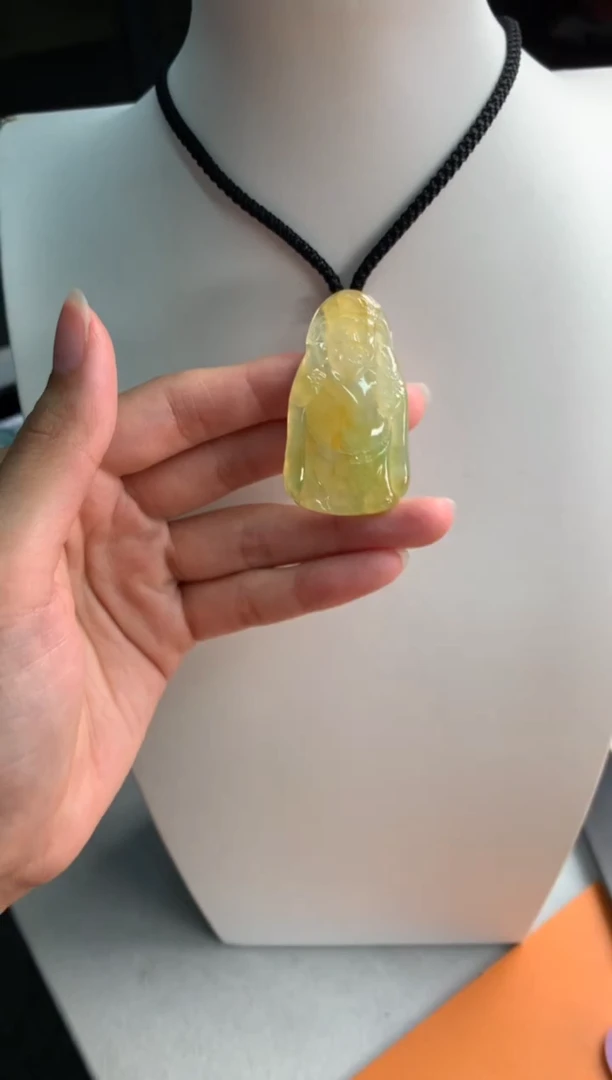 【闪购商品】翡翠颈饰未镶嵌47.8-27-5.7