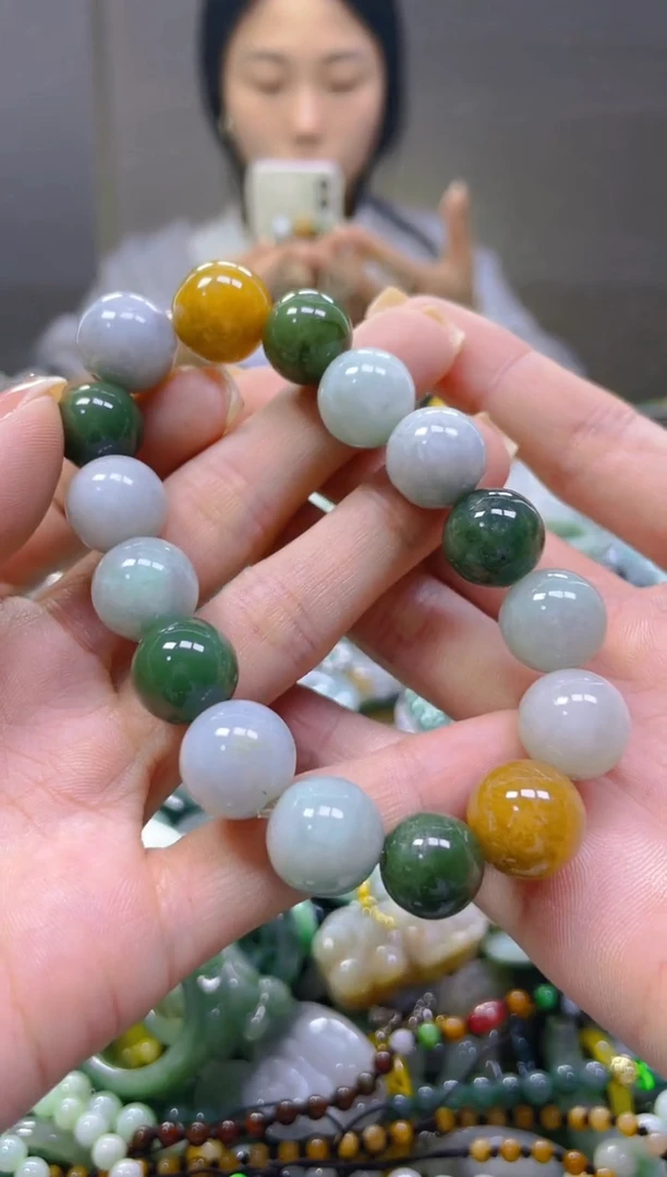 翡翠未镶嵌颈饰13MM/K/翡翠A货一图一物