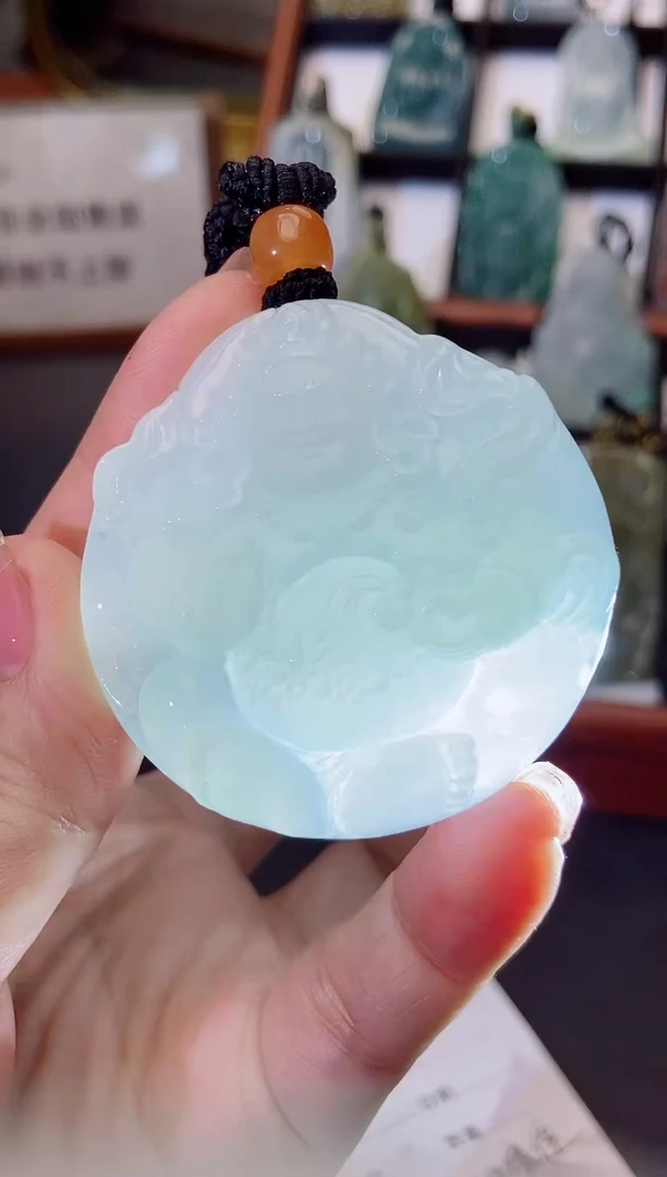 颈饰未镶嵌翡翠缅甸天然翡翠