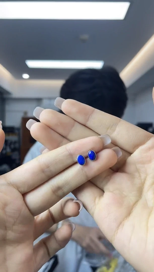 青金石银S925镶嵌·多样性一件发货