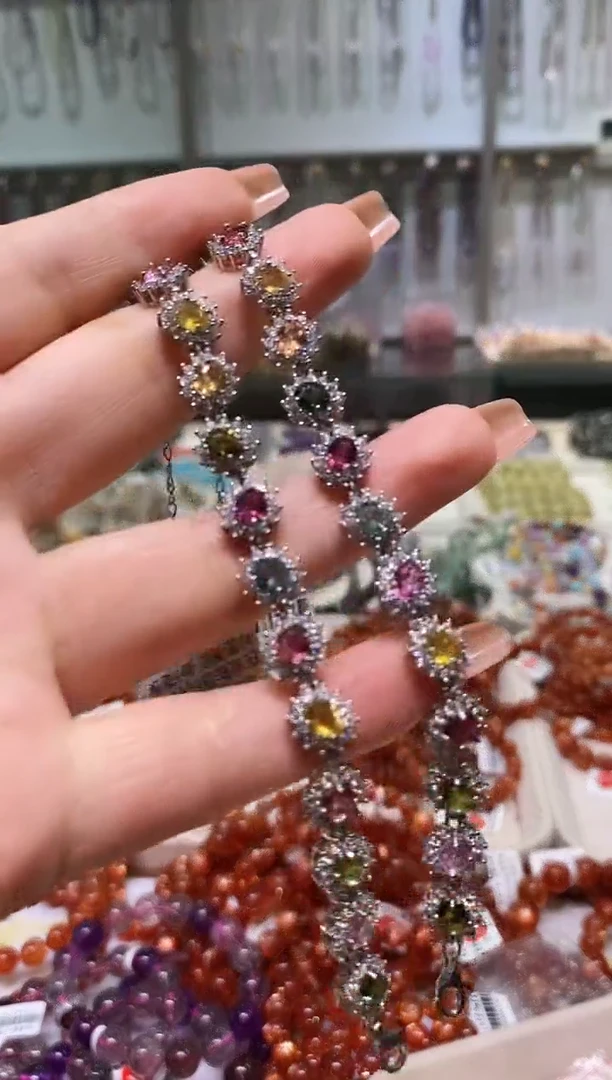 未镶嵌手链碧玺多样性发其一